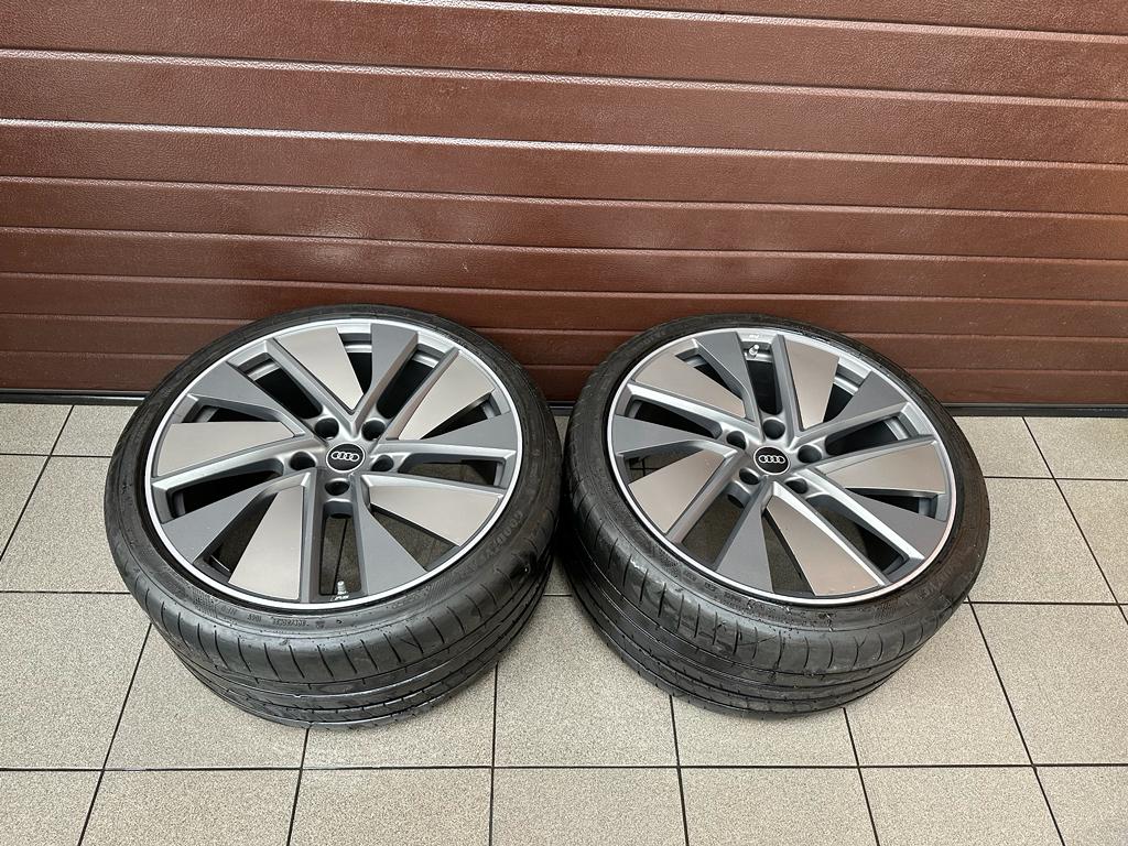 Original RS e-tron GT Wheels with pressure sensors, summer tires Good Year r21 - Image 5