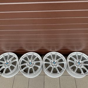 Original G30 G31 V-Spoke 618 reflex silver Wheels with pressure sensors r17