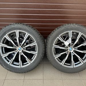 Original X5 G05 X6 G06 M Style 740 Wheels with pressure sensors, winter tires Nokian set r20