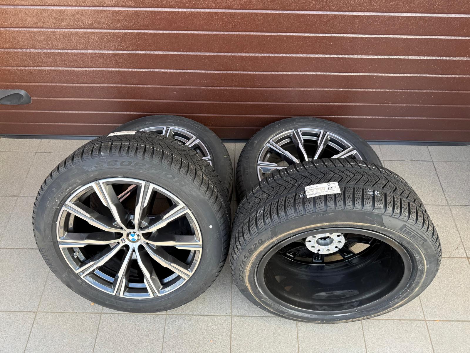 Original winter X5 G05 X6 G06 M Style 740 Wheels with pressure sensors, tires Pirelli r20 - Image 7