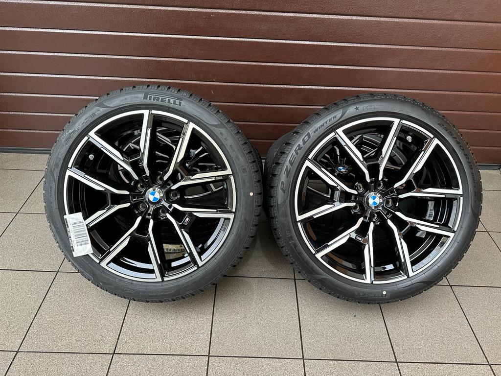Original G26 i4 G26 M Y-Speiche 859 bicolor (jet black / glanzgedreht) Wheels with pressure sensors for winter tires Pirelli r19