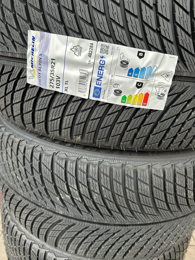 275/35R21 front, 315/30R21 rear Michelin Pilot Alpin 5 Winter tires - Image 4