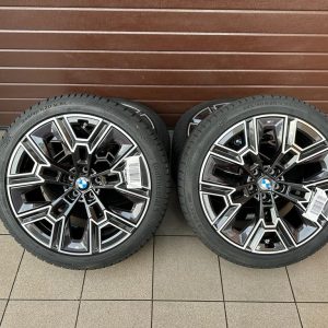 Original G60 G61 M Aerodynamic 939 bicolor (midnight grey / polished) Wheels with pressure sensors, winter tires Continental r20