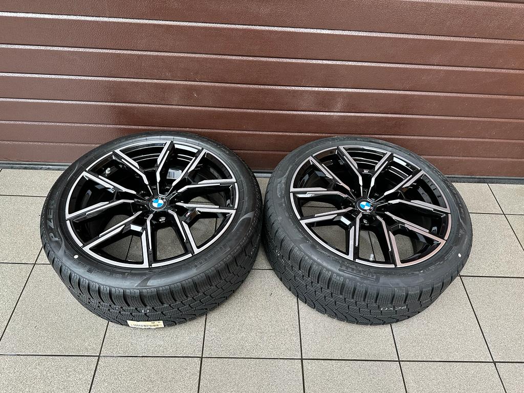 Original G26 i4 G26 M Y-Speiche 859 bicolor (jet black / glanzgedreht) Wheels with pressure sensors for winter tires Pirelli r19 - Image 6