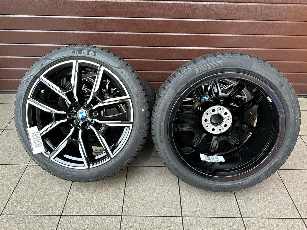 Original G26 i4 G26 M Y-Speiche 859 bicolor (jet black / glanzgedreht) Wheels with pressure sensors for winter tires Pirelli r19 - Image 7