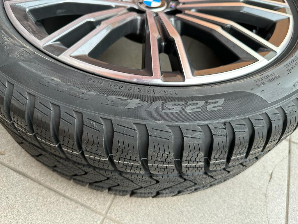 Original G42 G20 G21 G22 G23 M Paket Doppelspeiche 790 Wheels with pressure sensors, for winter tires Pirelli r18 - Image 4