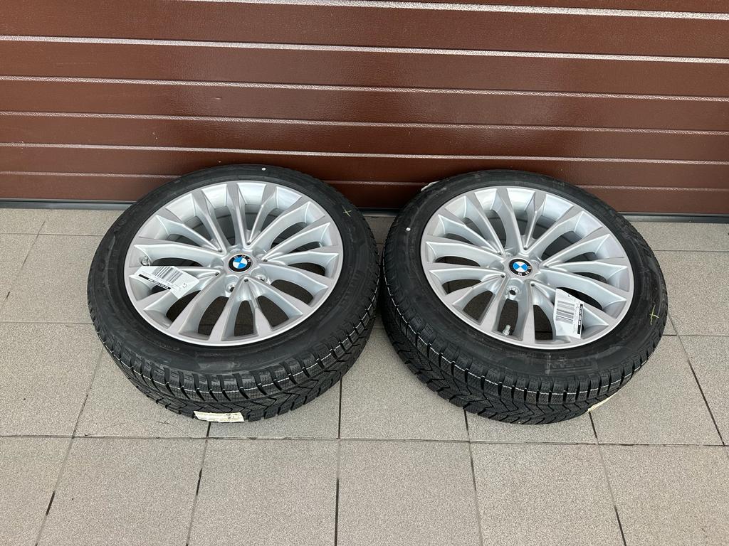 Original G30 G31 W-Spoke 632 reflex silver, Rims with pressure sensors for winter tires Pirelli r18 - Image 6