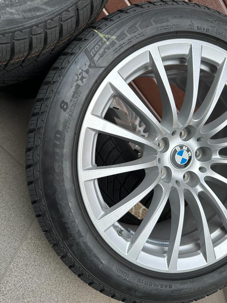 Original G30 G31 Vielspeiche 619 reflexsilber Wheels with pressure sensors, winter tires Good Year r18 - Image 4