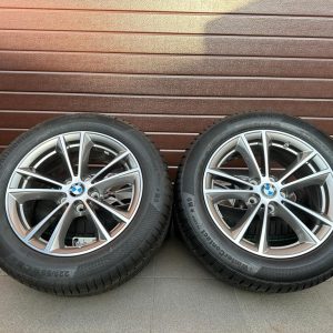 Original G30 G31 V-Spoke 631 ferricgrey, Rims with pressure sensors for winter tires Continental r17