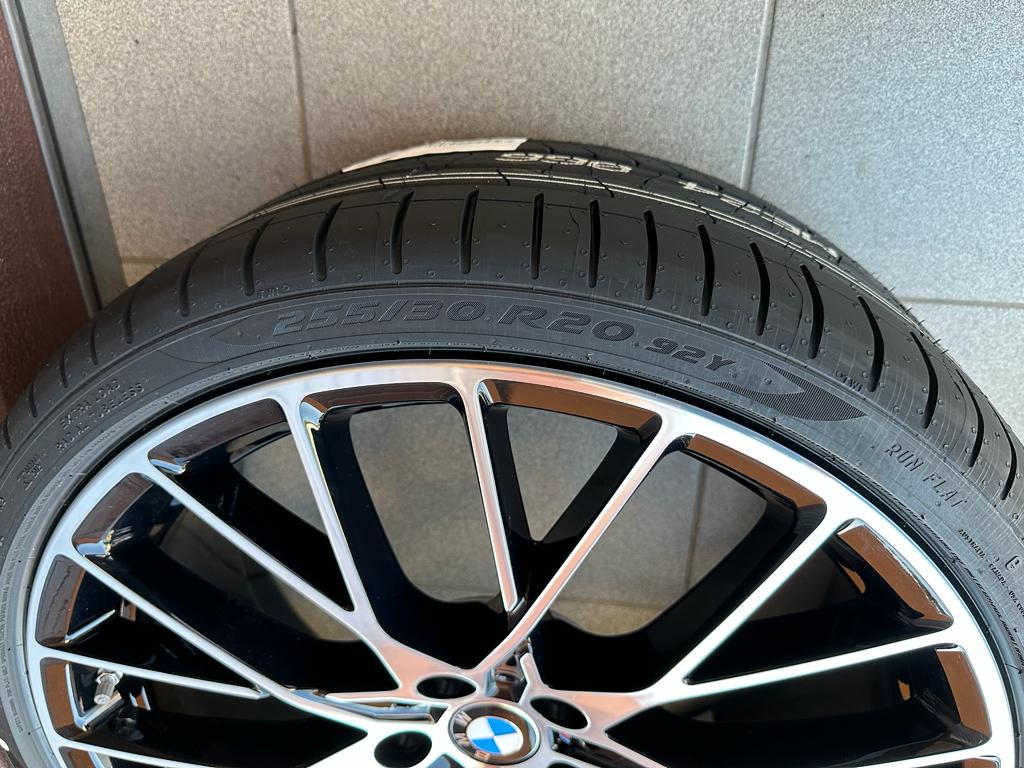 Original G20 G21 G22 G23 G42 M Performance Kreuzspeiche 794 bicolor (jet black uni / gloss turned) Wheels with pressure sensors, tires Pirelli r20 - Image 5
