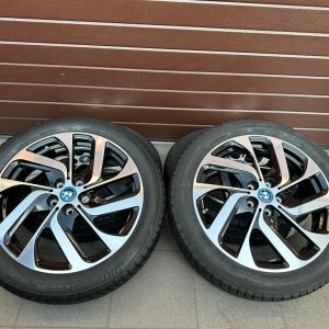 Original i3 Turbinenstyling 428 bicolor (schwarz / glanzgedreht) Wheels with Pressure Sensors, winter tires Bridgestone r19