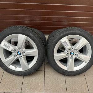 Original Sternspeiche 478 reflexsilber F45 F46 Wheels with pressure sensors, winter tires Continental ContiwinterContact TS830P r17