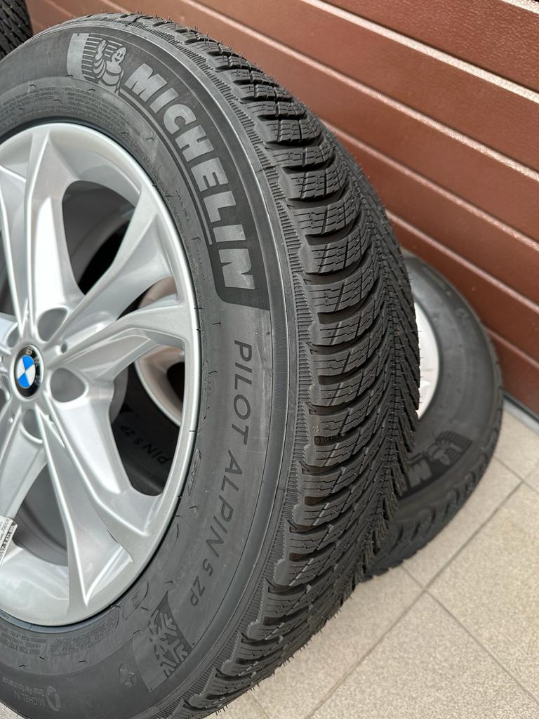 Original X3 G01 X4 G02 V-Speiche 688 reflex silver Rims with pressure sensors, Michelin winter tires r18 - Image 3