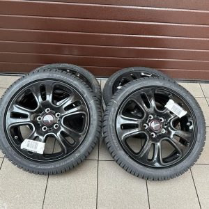 Original Jcw Double Spoke 510 black F56 F56 Bev F57 Wheels with pressure sensors, Dunlop winter tires r17