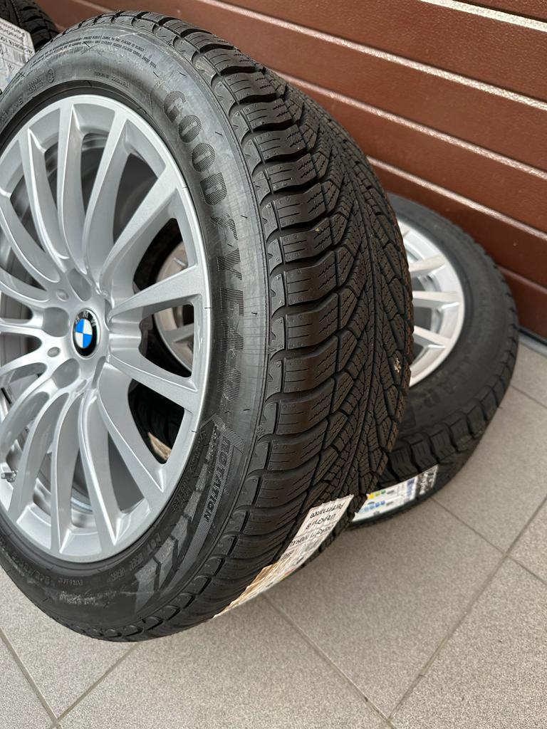 Original G30 G31 Vielspeiche 619 reflexsilber Wheels with pressure sensors, winter tires Good Year r18 - Image 2