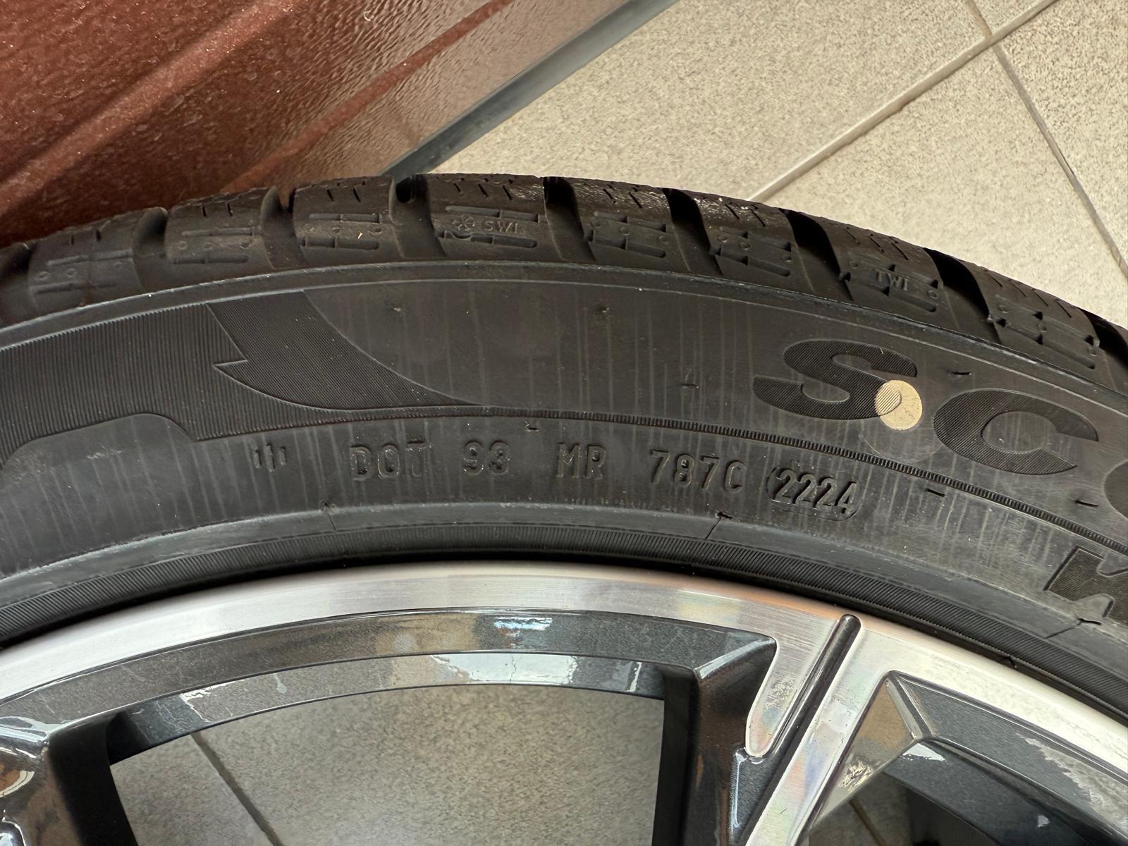 Original New X5 G05 X6 G06 Lci M Y-Spoke 741 bicolor (orbit gray / polished) Wheels with pressure sensors, for Pirelli winter tires r21 - Image 4