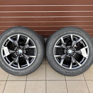 Original X3 G45 G48 Y-Spoke 921 frozen midnight grey, Wheels with pressure sensors, Hankook winter tires r18