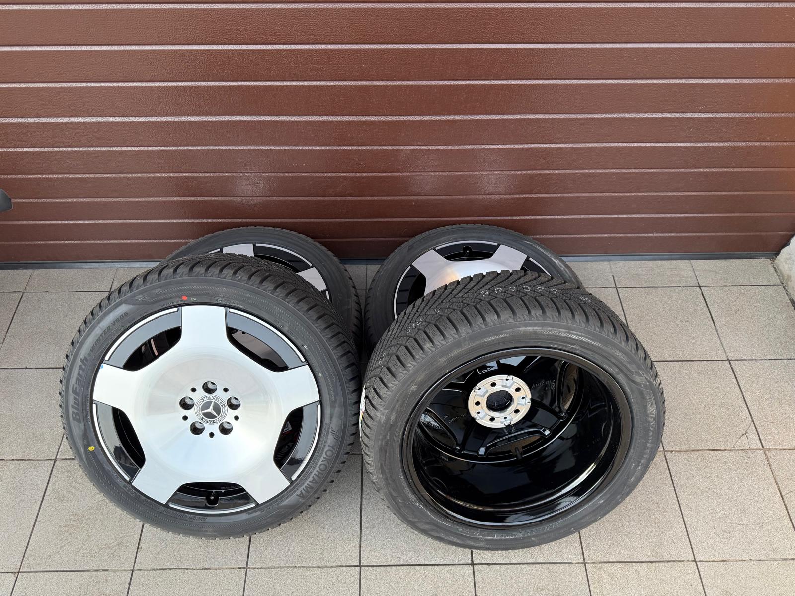 Original Winter V-Class / Vito W447 W448 Facelift II Exclusive Glossy Finish with Black Wheels with pressure sensors, Yokohama tires r19 - Image 7