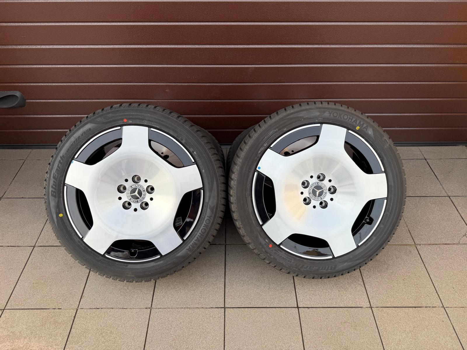 Original Winter V-Class / Vito W447 W448 Facelift II Exclusive Glossy Finish with Black Wheels with pressure sensors, Yokohama tires r19 - Image 2