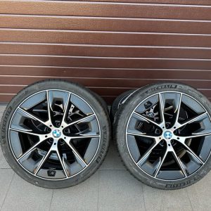 Original G30 G31 Lci M Sport Edition Aerodynamik 1001l bicolor (jet black uni / gloss turned) Wheels with pressure sensors, Michelin r20