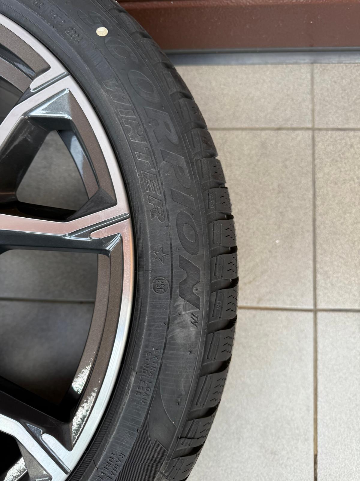Original New X5 G05 X6 G06 Lci M Y-Spoke 741 bicolor (orbit gray / polished) Wheels with pressure sensors, for Pirelli winter tires r21 - Image 6