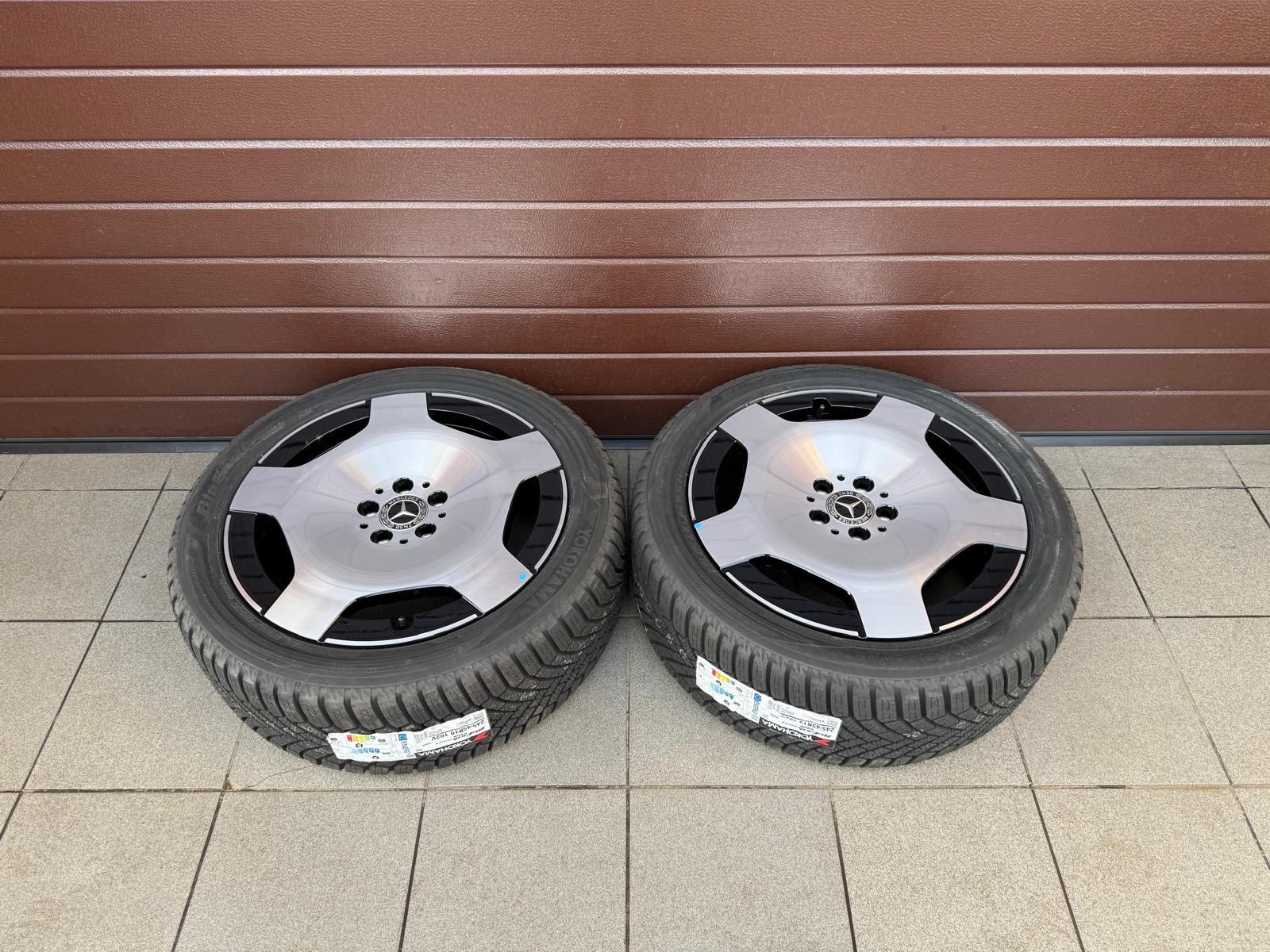Original Winter V-Class / Vito W447 W448 Facelift II Exclusive Glossy Finish with Black Wheels with pressure sensors, Yokohama tires r19 - Image 6