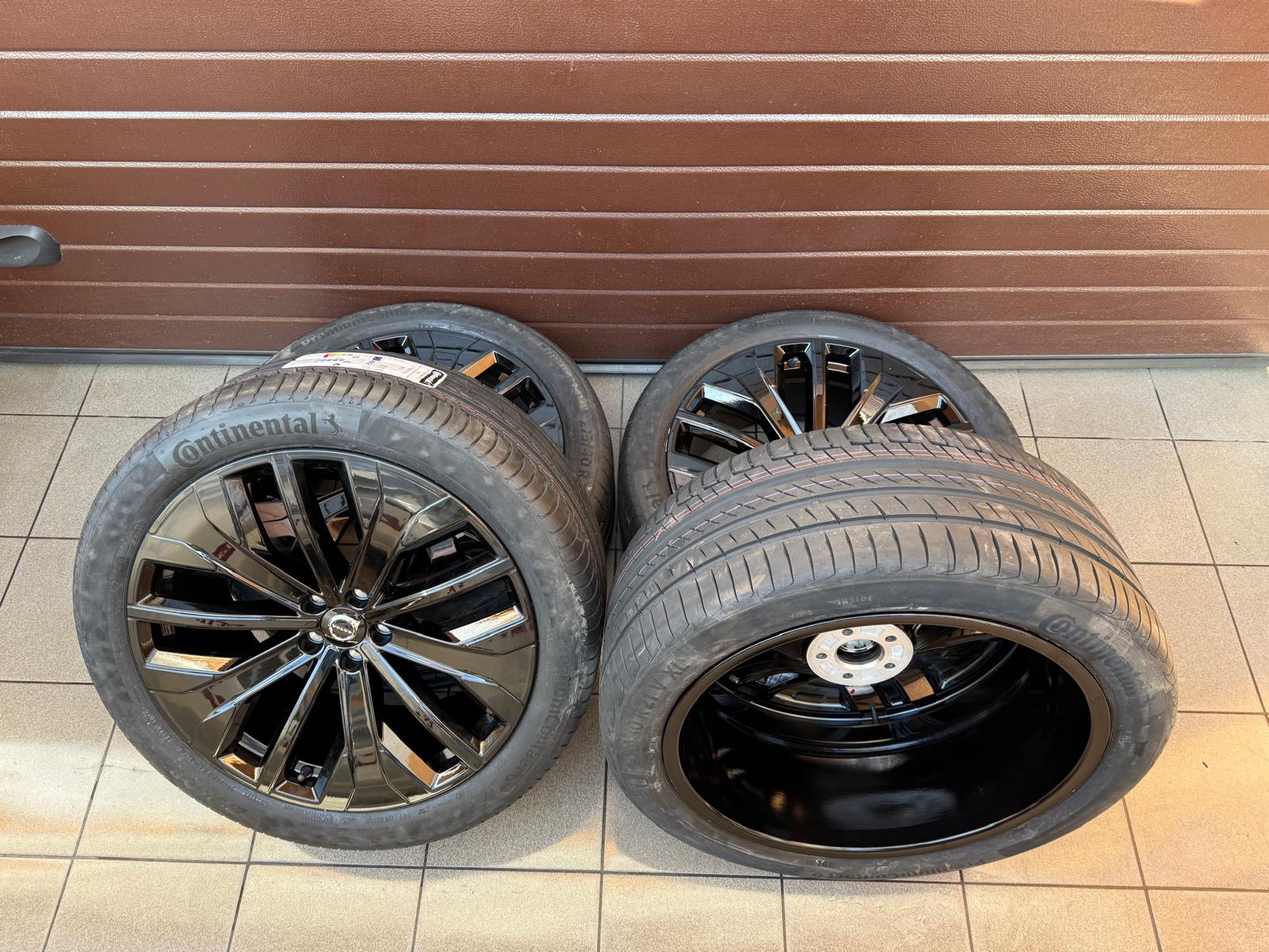 Original Volvo XC90 Black Edition Facelift Wheels with Tires Continental r21 - Image 7