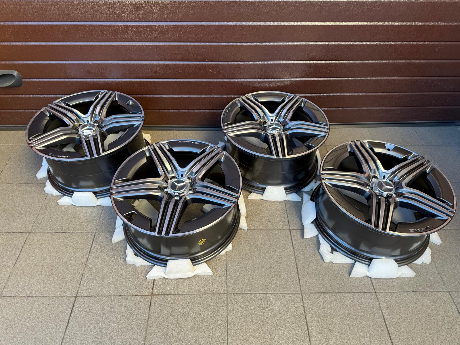 Original Glc W254 AMG 5-twin-spoke tantalum grey wheels r20