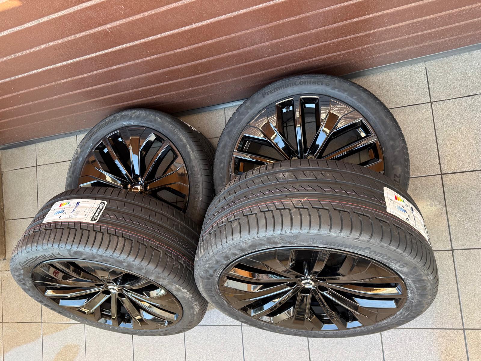 Original Volvo XC90 Black Edition Facelift Wheels with Tires Continental r21 - Image 4