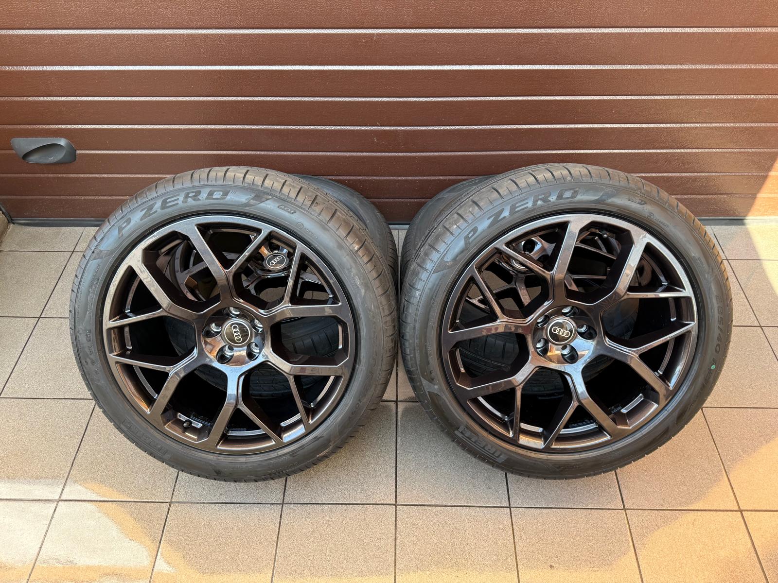 Original Q7 SQ7 Rims with summer tire Pirelli Pzero AO1 r21