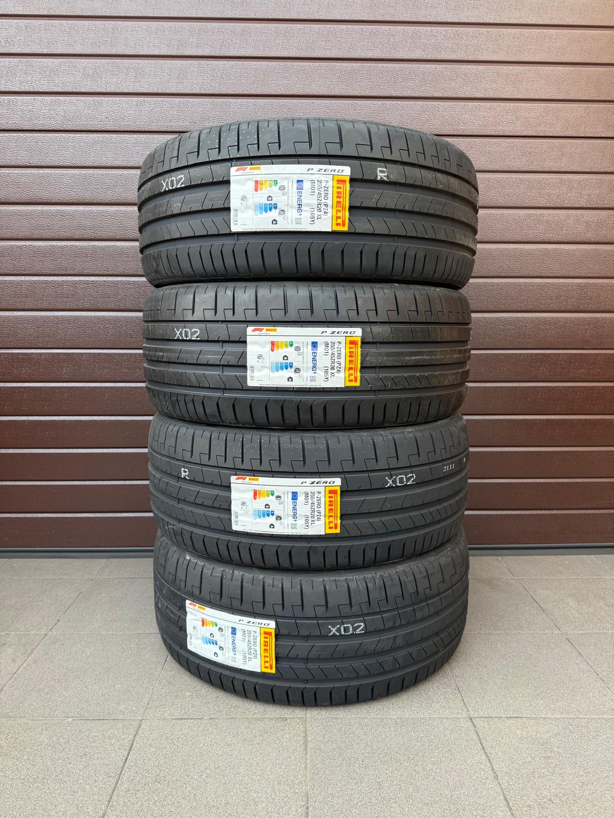 255/45r20 Pirelli P Zero XL MO1 Summer tires set