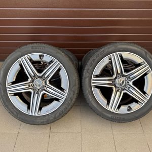 Original GLC W254 AMG 5-twin-spoke tantalum grey wheels with pressure sensors, For summer tires Pirelli Pzero MO1 r20