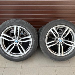 Original X5 F15 X6 F16 M Doppelspeiche 623, bicolor (ferricgrey / glanzgedreht) Wheels with pressure sensors, Summer tires r19