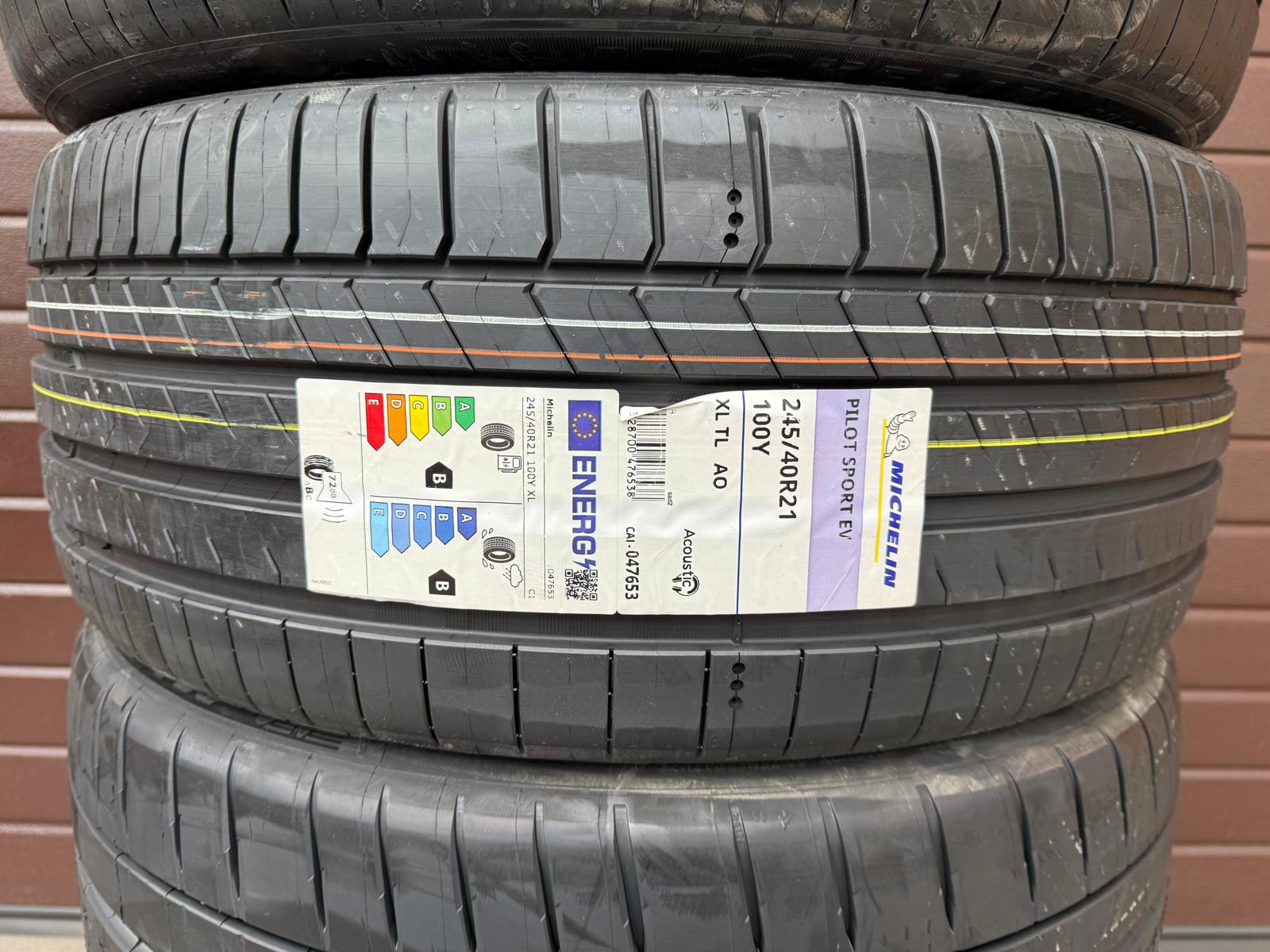 245/40r21 Michelin Pilot Sport EV XL NCS Summer tires