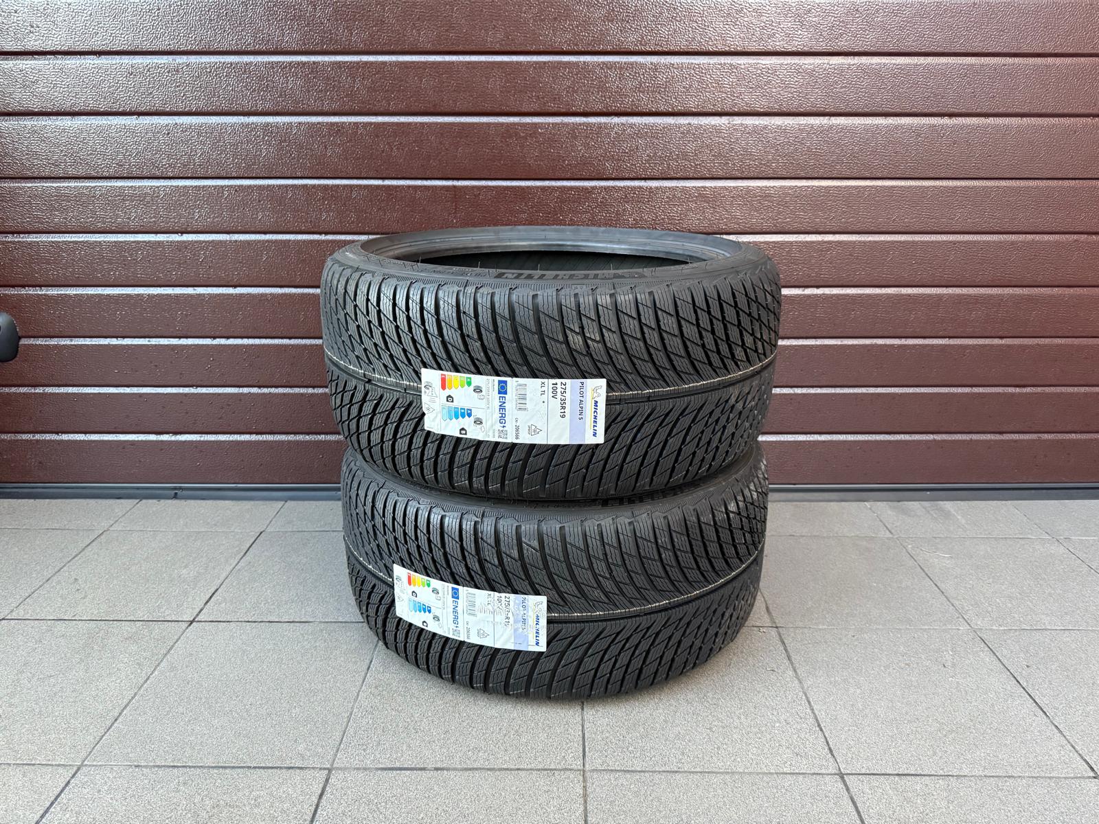 275/35r19 Michelin Pilot Alpin 5 * XL Winter tires