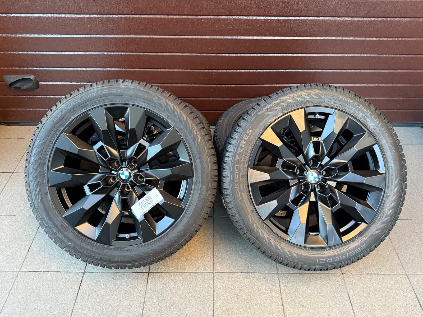 Original Winter G09 XM Style 917M Double Spoke Jet Black, Wheels with pressure sensors, Nokian tires r21 - Image 2