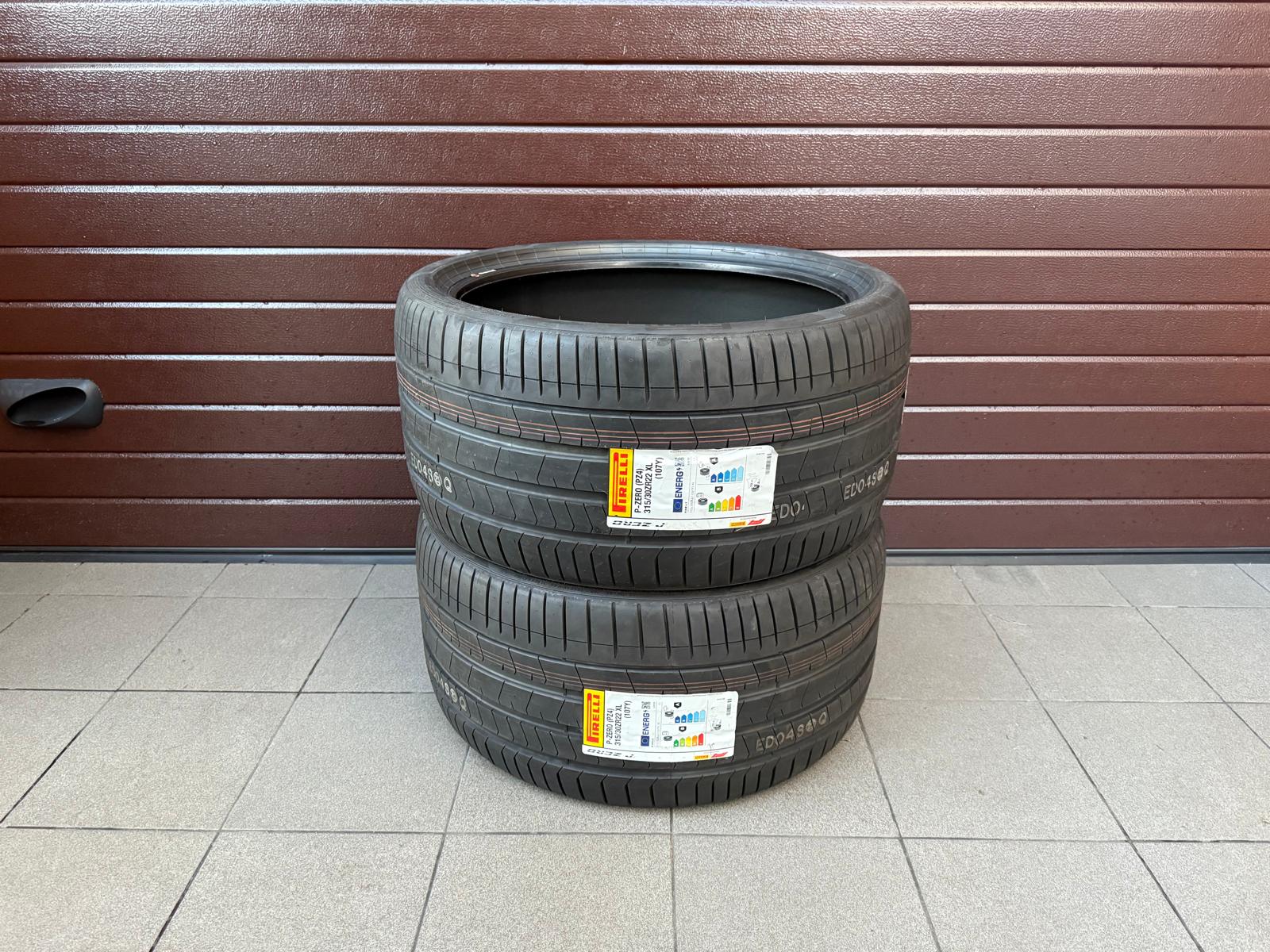 315/30r22 Pirelli P-Zero (PZ4) XL Summer tires 2pcs