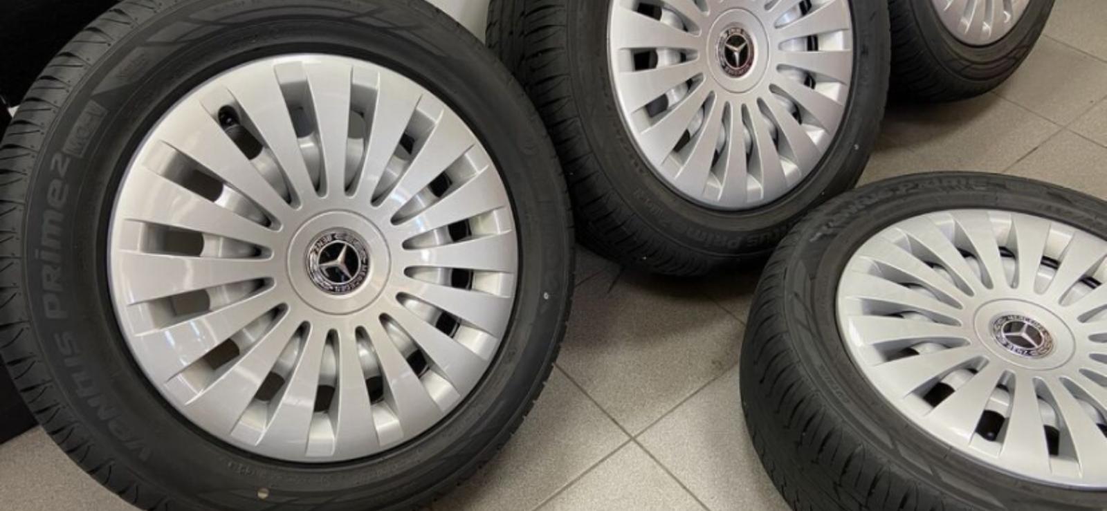Original V Class Vito W447 W448 rims with summer tires Hankook Ventus Prime2 MO-V r17 set