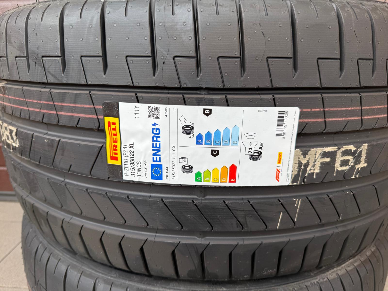 275/40 315/35 r22 Pirelli P-Zero (PZ4) (I*) NCS XL Summer tire set - Image 3