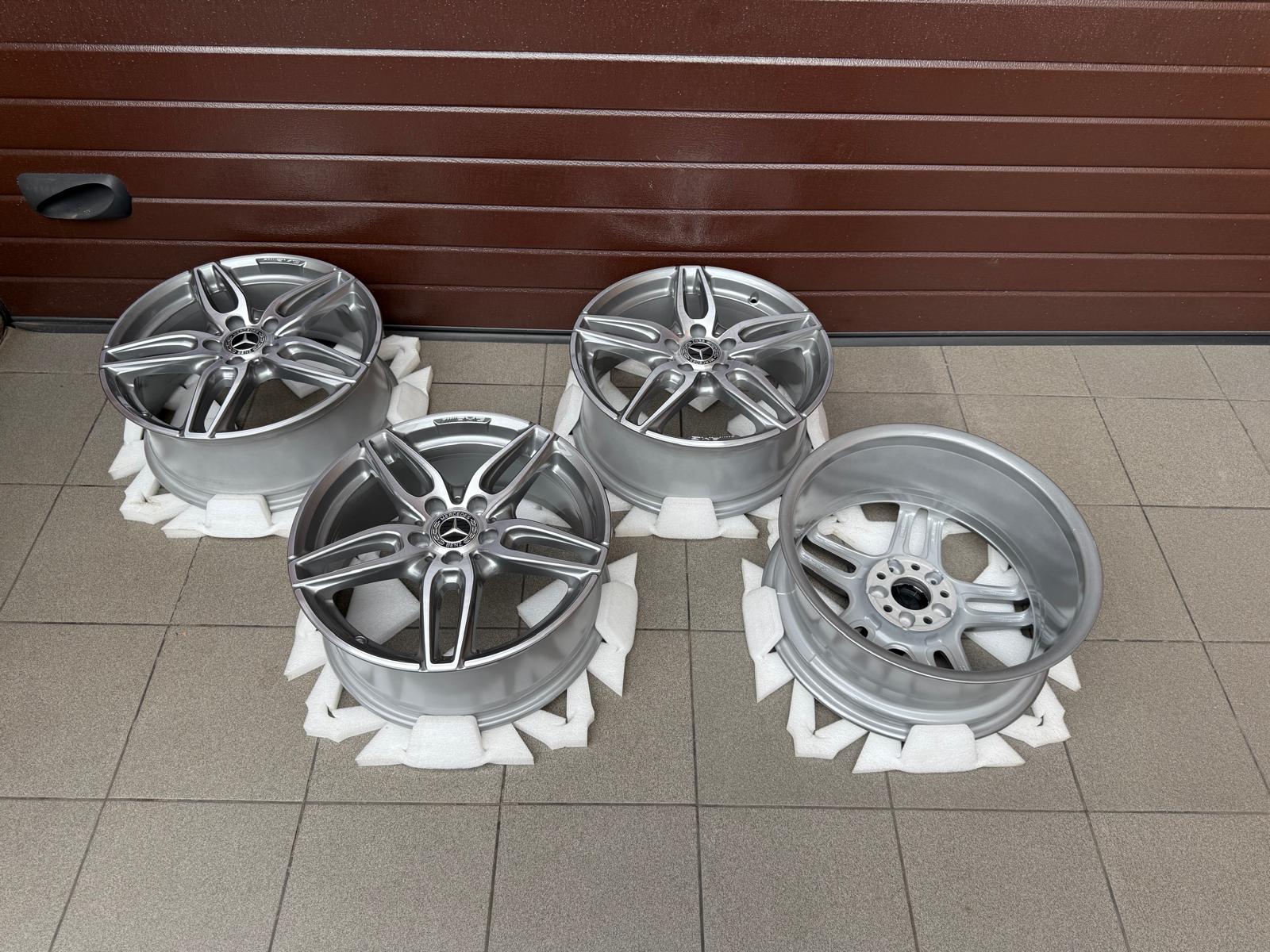 Original A176 AMG 5 double spoke wheels r18 - Image 3