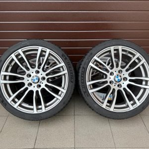 Original M Sternspeiche 403 bicolor (ferricgrey/glanzgedreht) F30 F31 F32 F33 F36 Wheels with sensors, Michelin tires r19