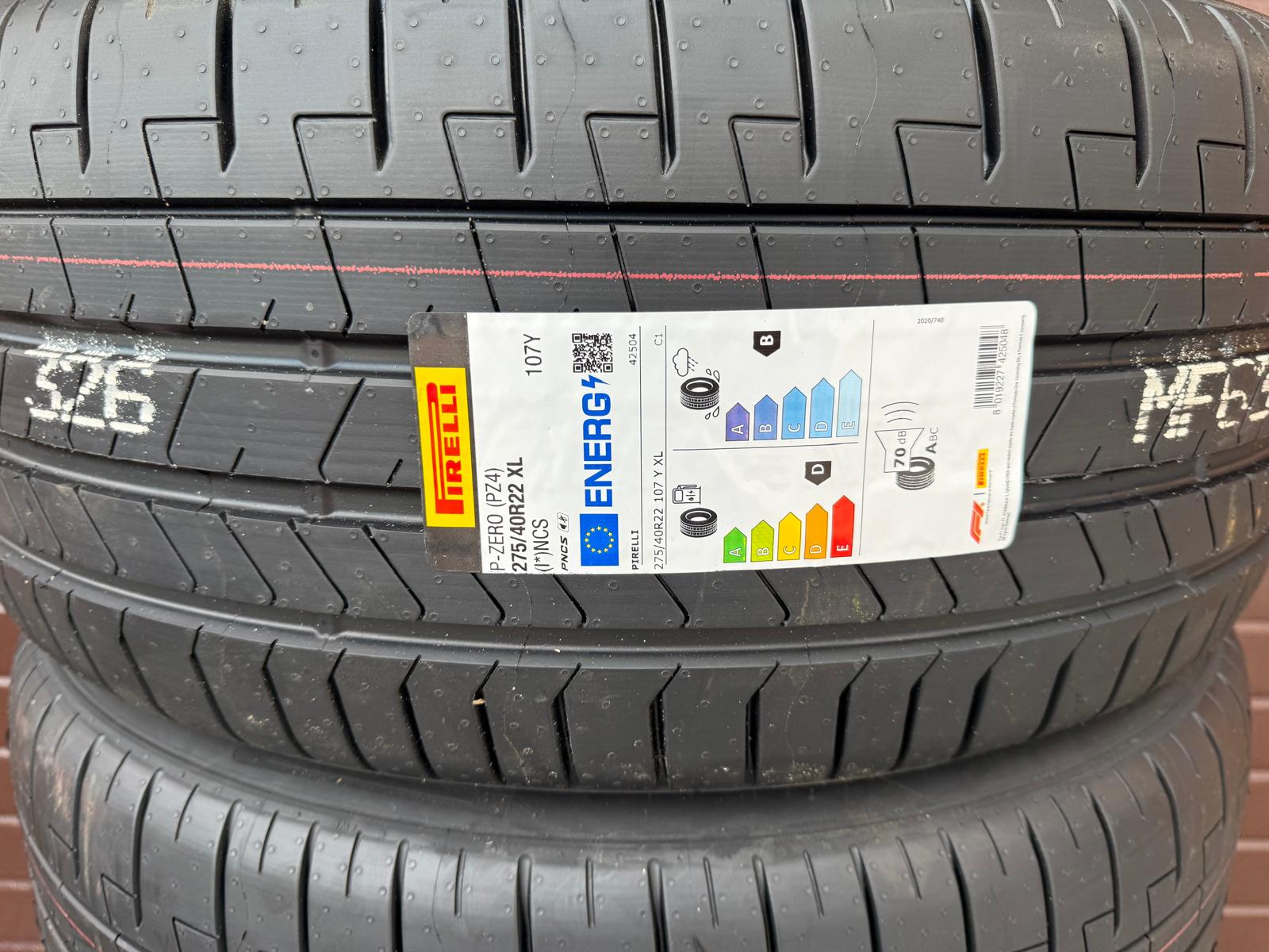 275/40 315/35 r22 Pirelli P-Zero (PZ4) (I*) NCS XL Summer tire set - Image 2