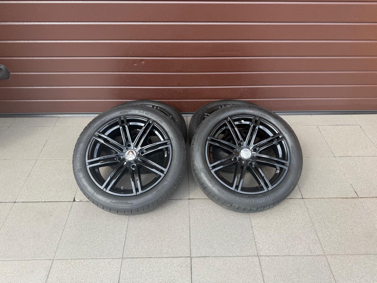 Original Aixam Vision Style Black Wheels With Summer Tires r15 - Image 2