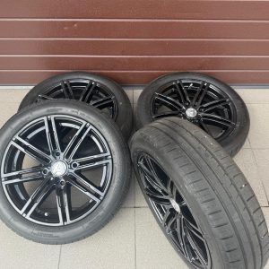 Original Aixam Vision Style Black Wheels With Summer Tires r15