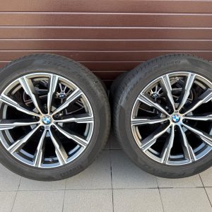 Original X5 G05 X6 G06 Lci M Style 740 Wheels with pressure sensors, Summer tires Pirelli P-Zero r20