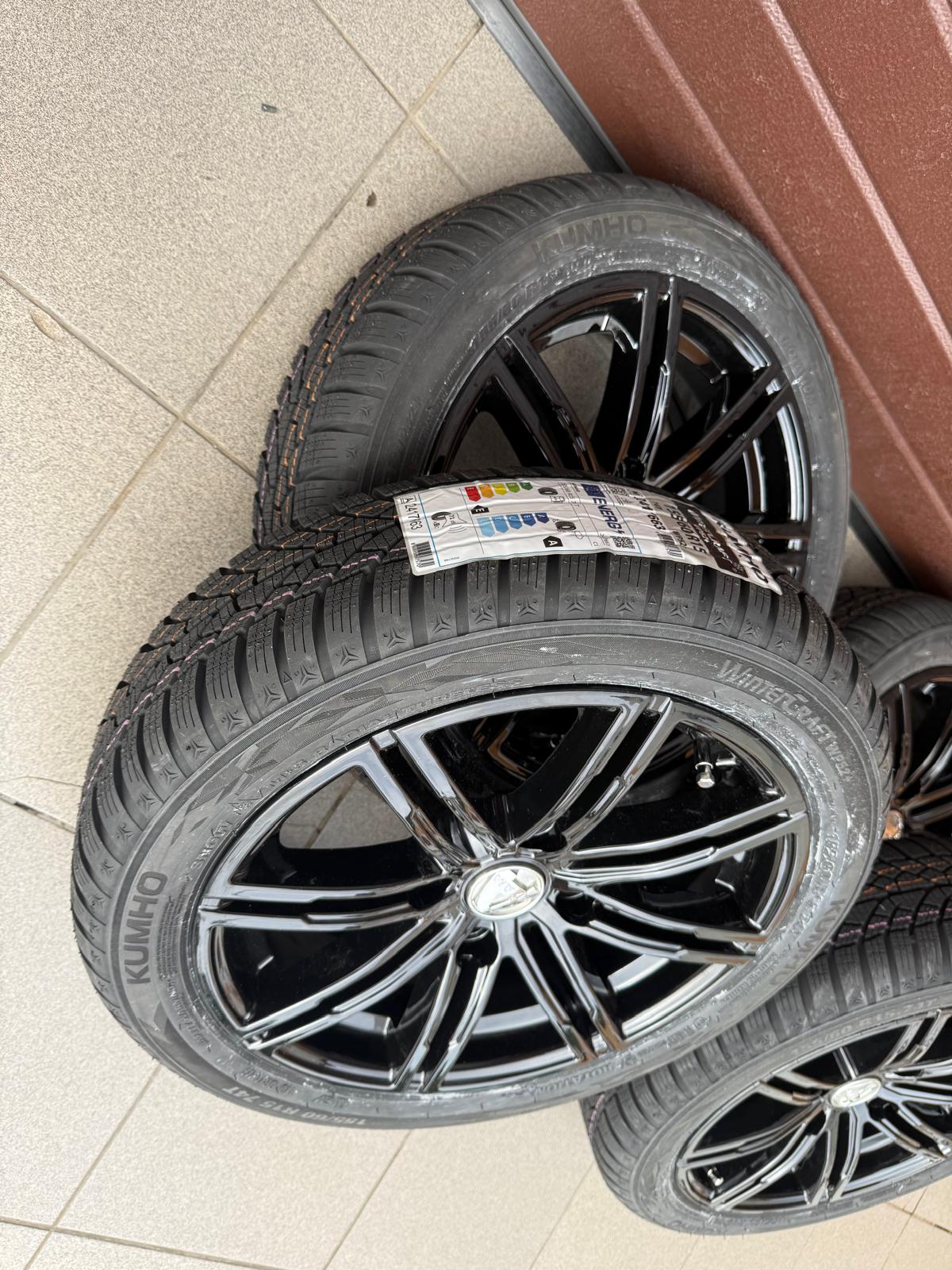 Original Aixam Vision Style Black Wheels For New Winter Tires Kumho r15 - Image 3