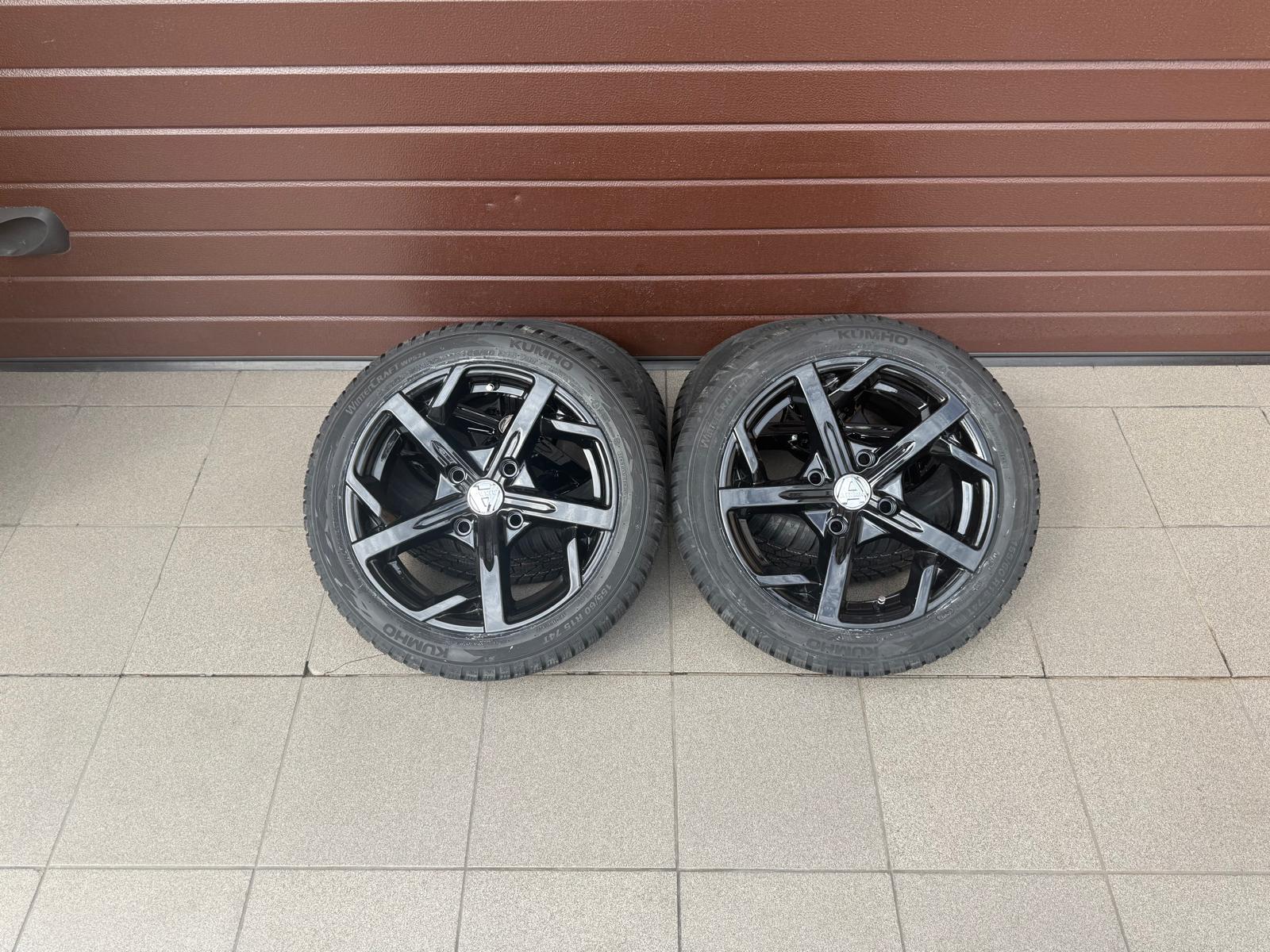 Original Aixam Seven Style Black Wheels For New Winter Tires Kumho r15 - Image 4