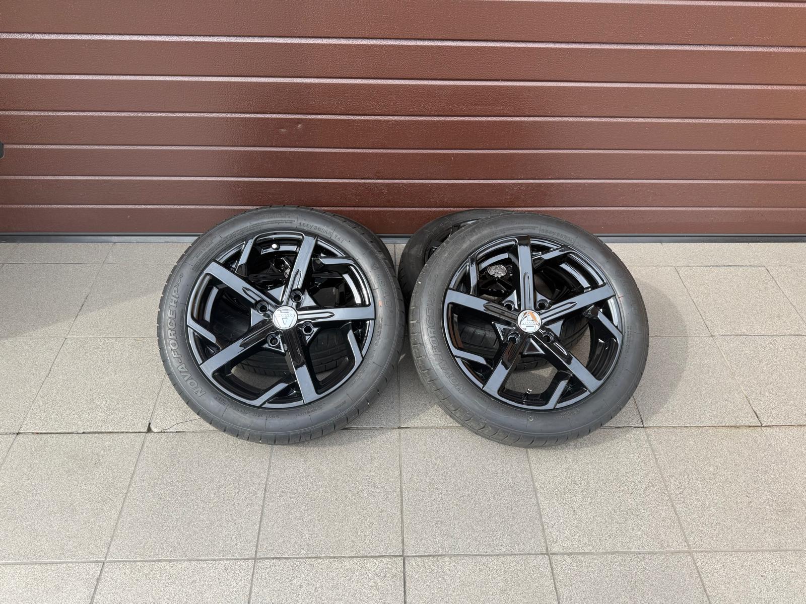 Original Aixam Seven Style Black Wheels With Summer Tires r15 - Image 2