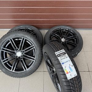 Original Aixam Vision Style Black Wheels For New Winter Tires Kumho r15